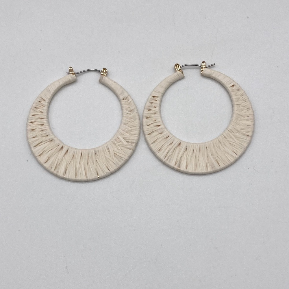 Boutique Woven Loop Earrings